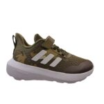 Adidas FortaRun  IH7704 Αθλητικό για αγόρι σε συνθετικό δέρμα και ύφασμα Χακί.