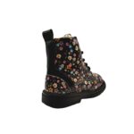 Primigi 6909611 Μποτάκι για κορίτσι δερμάτινο Φλοράλ/Μαύρο - Image 3