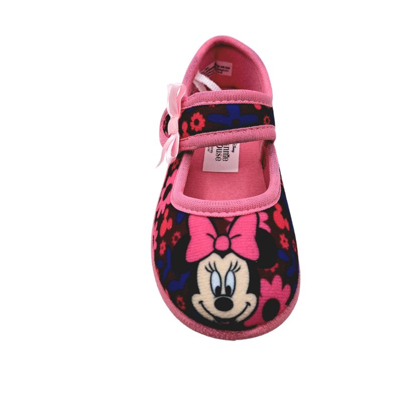 00332212346 Disney DM010783 Πανοφλάκια Minnie για κορίτσι Μπορντώ-Φουξ - Image 1