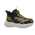 Bull Boys T-REX DNAL4571 A00-NE01 Μποτάκι με φωτάκια για αγόρι σε συνθετικό δέρμα Μαύρο