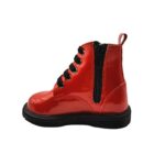 Ricco 257 A  Μποτάκι για κορίτσι σε συνθετικό δέρμα Λουστρίν-Κόκκινο - Image 2