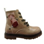 Xti 151093 Μποτάκι σε συνθετικό δέρμα για κορίτσι Μπέζ-Χρυσο- Nude