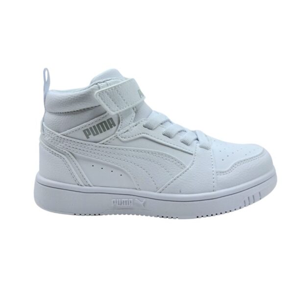 Puma 393832 05 Αθλητικό μποτάκι Unisex σε συνθετικό οικολογικό  δέρμα Λευκό.