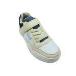 Geox J Perth Boy J367RE0FEFUC0812 Sneaker για αγόρι σε συνθετικό δέρμα Μπέζ-Λευκό - Image 3