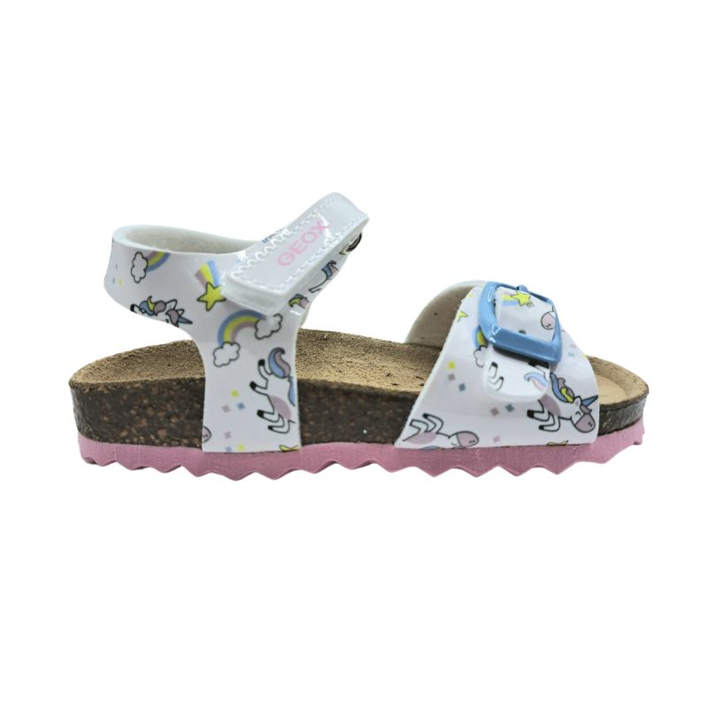 596481 Geox B Sandal Chalki Girl B922RA OFCHH C1000 Πέδιλο για κορίτσι Λευκό - Image 1