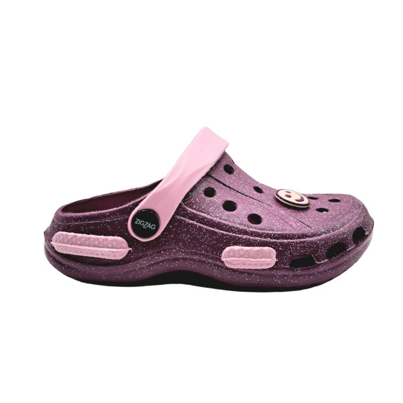6529 Zigzag Z232302 4140 Water Friently παντοφλάκι για κορίτσι Λιλά-Glitter Μώβ - Image 1