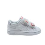 Puma Smash 3.0 badges v Inf 397287 07 Sneaker για κορίτσι σε συνθετικό δέρμα Λευκό