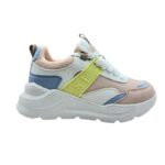 XTI 151147A Sneaker για κορίτσι σε συνθετικό δέρμα και ύφασμα Multicolor-Πολύχρωμο