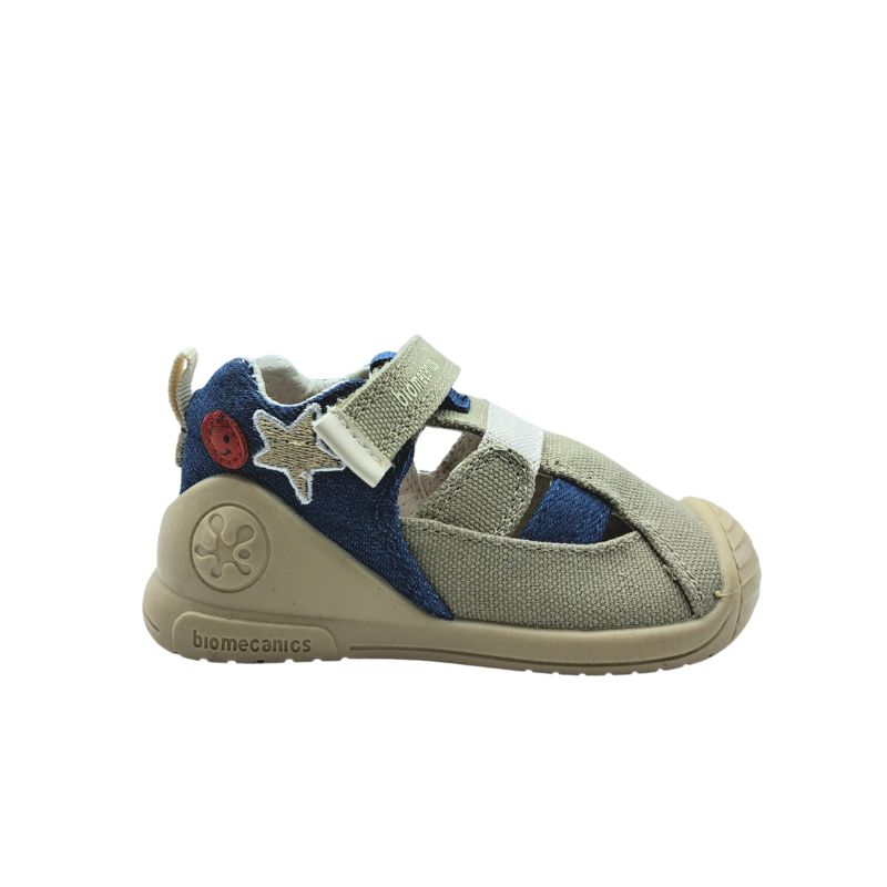 00365512 Biomecanics Pique 252176-B103 Παπουτσοπέδιλο για αγόρι υφασμάτινο Μπεζ - Image 1
