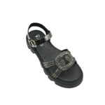 Ricco T30252T2 Πέδιλο για κορίτσι δερμάτινο Μαύρο - Image 4