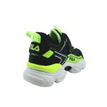 Fila MEMORY SPINEL 3V 3YF33002-066 Sneaker για αγόρι σε συνθετικό δέρμα  Λάιμ- Μαύρο - Image 3