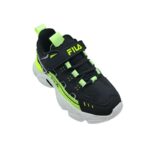 Fila MEMORY SPINEL 3V 3YF33002-066 Sneaker για αγόρι σε συνθετικό δέρμα  Λάιμ- Μαύρο - Image 2