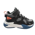 Fila MEMORY PICK 3 NANOBIONIC 3AF53005-035 Αθλητικό μποτάκι για αγόρι σε συνθετικο δέρμα Πετρόλ-Γκρί-Μαύρο