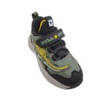 Bull Boys SPINOSAURO DNAL5100-NEVE Αθλητικό Sneaker με φωτάκια για αγόρι σε συνθετικό υλικό και αδιαβροχοποιημένο ύφασμα Μαύρο/Χακί - Image 2