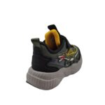 Bull Boys SPINOSAURO DNAL5100-NEVE Αθλητικό Sneaker με φωτάκια για αγόρι σε συνθετικό υλικό και αδιαβροχοποιημένο ύφασμα Μαύρο/Χακί - Image 3