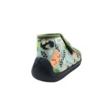Comfy GALIA PVT 1170 Παντοφλάκι για αγόρι σε ύφασμα Πολύχρωμο-Πράσινο/Γκρί - Image 3