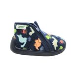 Comfy GRAFF PVT 1170  Παντοφλάκι για αγόρι σε ύφασμα Πολύχρωμο Μπλέ - Image 2
