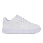 Puma Caven III Jr 406235 01 Αθλητικό Sneaker unisex σε οικολογικό δέρμα Λευκό