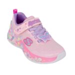 Skechers 303065L/LPMT Αθλητικό με φωτάκια On/Off για κορίτσι σε συνθετικό υλικό και αδιαβροχοποιημένο ύφασμα Ροζ - Image 2