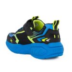 Skechers 400151L/BBLM Αθλητικό με φωτάκια On/Off για αγόρι σε συνθετικό υλικό και ύφασμα Μπλε-Μαύρο - Image 3