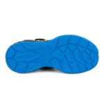 Skechers 400151L/BBLM Αθλητικό με φωτάκια On/Off για αγόρι σε συνθετικό υλικό και ύφασμα Μπλε-Μαύρο - Image 4