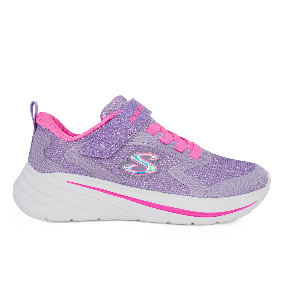 IMG_3946-1 Skechers 303557L/LAV Αθλητικό για κορίτσι σε αδιαβροχοποιημένο ύφασμα Μώβ - Image 1