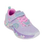 Skechers 303065L/LVMT Αθλητικό με φωτάκια On/Off για κορίτσι σε συνθετικό υλικό και αδιαβροχοποιημένο ύφασμα Glitter-Λιλά - Image 2