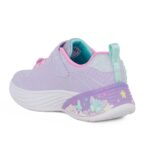 Skechers 303065L/LVMT Αθλητικό με φωτάκια On/Off για κορίτσι σε συνθετικό υλικό και αδιαβροχοποιημένο ύφασμα Glitter-Λιλά - Image 3