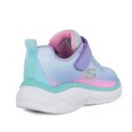 Skechers 303599L/LVMT Αθλητικό runner για κορίτσι σε συνθετικό υλικό και αδιαβροχοποιημένο ύφασμα Μέντα-Λιλά - Image 3