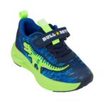 Bull Boys DNAL5155-BL01 EXPLORATOR REX Αθλητικό για αγόρι με φωτάκια On/Off σε συνθετικό υλικό και ύφασμα Lime/Πράσινο- Μπλέ Μπλε - Image 2