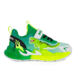 Bull Boys DNAL5117-VE01 JURASSIC REX Αθλητικό για αγόρι με φωτάκια On/Off σε ύφασμα και συνθετικό υλικό Λευκό-Κίτρινο-Πράσινο