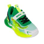 Bull Boys DNAL5117-VE01 JURASSIC REX Αθλητικό για αγόρι με φωτάκια On/Off σε ύφασμα και συνθετικό υλικό Λευκό-Κίτρινο-Πράσινο - Image 2