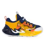 Bull Boys DNAL5118-BLGI JURASSIC REX Αθλητικό για αγόρι με φωτάκια On/Off σε ύφασμα και συνθετικό υλικό Κίτρινο-Μπλε