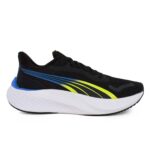 Puma Pounce Lite Jr 401512 11 Αθλητικό running unisex σε ύφασμα Μπλε-Λάιμ-Μαύρο