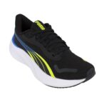 Puma Pounce Lite Jr 401512 11 Αθλητικό running unisex σε ύφασμα Μπλε-Λάιμ-Μαύρο - Image 2