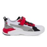 Puma X-Ray 3LT MID 90s 26 AC+PS 405024 01 Αθλητικό για αγόρι σε συνθετικό υλικό κι ύφασμα Κόκκινο-Γκρί-Λευκό