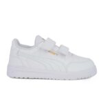Puma Shuffle Downtown Lo V Inf 403741 01 Sneaker unisex σε συνθετικό δέρμα Λευκό