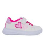 Lelli Kelly AGATA LKAA5622 BIFU Sneaker για κορίτσι σε συνθετικό δέρμα Φουξ-Λευκό