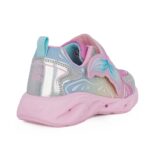 Lelli Kelly MARIEL LKAL5636 RO01 Sneaker για κορίτσι με φωτάκια και σε συνθετικό δέρμα και ύφασμα Ασημί-Ροζ - Image 3