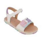 Geox J SANDAL HAITI J658ZB 05402 C0814 Πέδιλο για κορίτσι δερμάτινο Ροζ-Λευκό - Image 2