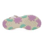 Geox J SANDAL HAITI J658ZB 05402 C0814 Πέδιλο για κορίτσι δερμάτινο Ροζ-Λευκό - Image 4