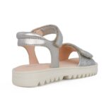 Geox J SANDAL CORALIE J256EB 0NFEW C1007-A Πέδιλο για κορίτσι δερμάτινο Ασημί - Image 3