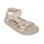 Geox J SANDAL FOAMMENTERA J65P0D 000BC C1058 Πέδιλο για κορίτσι δερμάτινο Εκρού - Image 2
