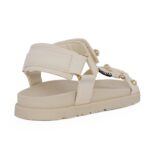 Geox J SANDAL FOAMMENTERA J65P0D 000BC C1058 Πέδιλο για κορίτσι δερμάτινο Εκρού - Image 3