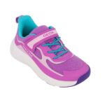 Geox J PRO-RAN J65PAC 01454 C8329 Αθλητικό Sneaker για κορίτσι σε συνθετικό υλικό και ύφασμα Λευκό-Λιλά/Μωβ - Image 2