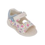 Geox B S.ZAPITO G. B556FC 05404 C0270 Πέδιλο για κορίτσι σε οικολογικό δέρμα Πολύχρωμο-Λευκό - Image 2