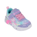 Skechers 303064N/LVMT Αθλητικό με φωτάκια για κορίτσι Unicorn σε συνθετικό υλικό και αδιαβροχοποιημένο ύφασμα Λιλά - Image 2
