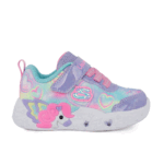 Skechers 303064N/LVMT Αθλητικό με φωτάκια για κορίτσι Unicorn σε συνθετικό υλικό και αδιαβροχοποιημένο ύφασμα Λιλά