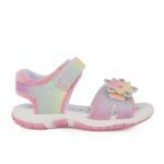 Chicco 22053-970 Πέδιλο για κορίτσι δερμάτινο Sandal Fecola Glitter Πολύχρωμο