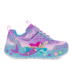 Skechers 303060L/LVMT Αθλητικό με φωτάκια για κορίτσι σε συνθετικό υλικό και αδιαβροχοποιημένο ύφασμα Λιλά